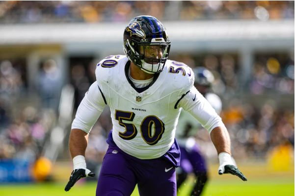 El jugador de los Baltimore Ravens, Kyle Van Noy recibió toda la atención durante su lesión 